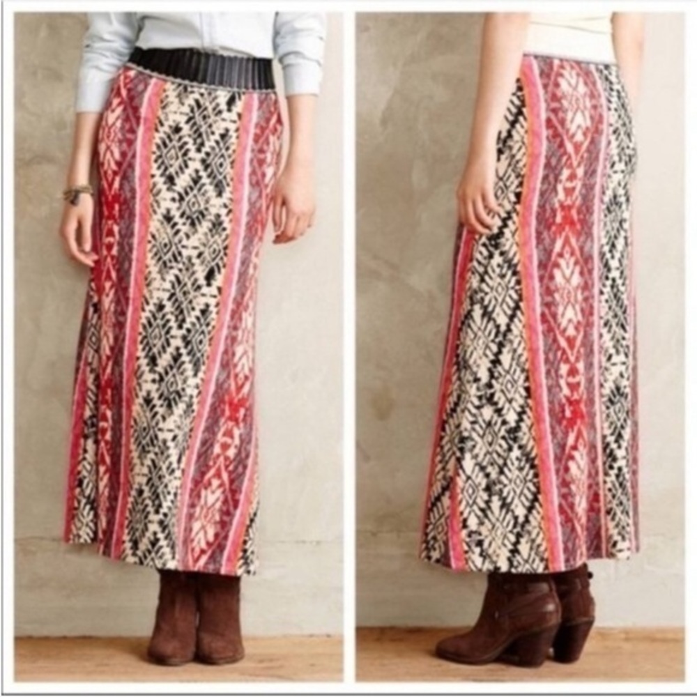 Anthropologie Vanessa Virginia Fair Isle knit maxi skirt. Womenβs size small